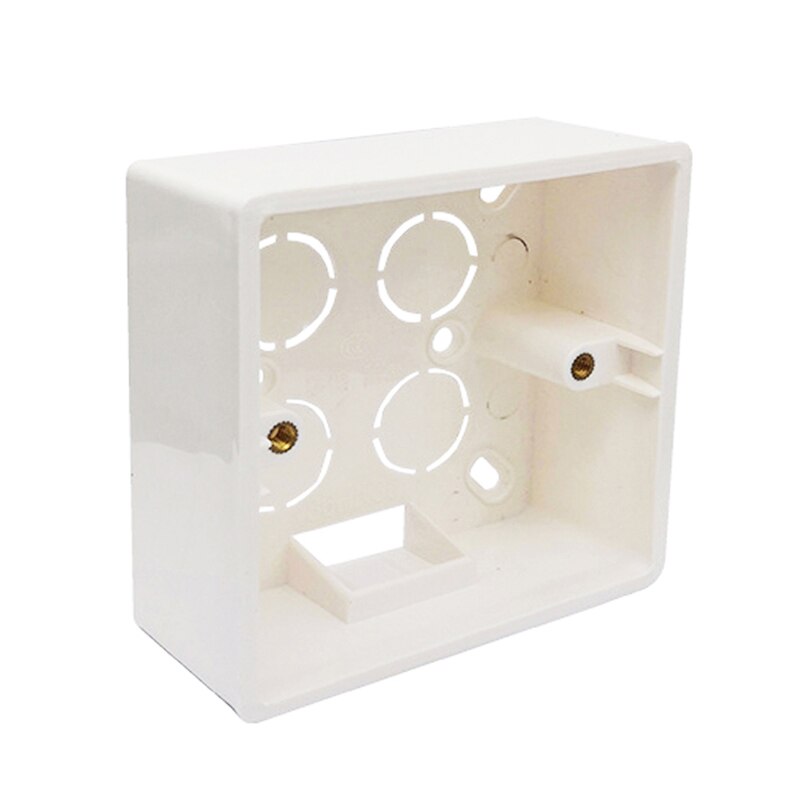 Avoir External Junction Box Switch Socket Wall Surface Box Installation Box White Box Junction Box EU UK 81mm * 81mm * 31mm