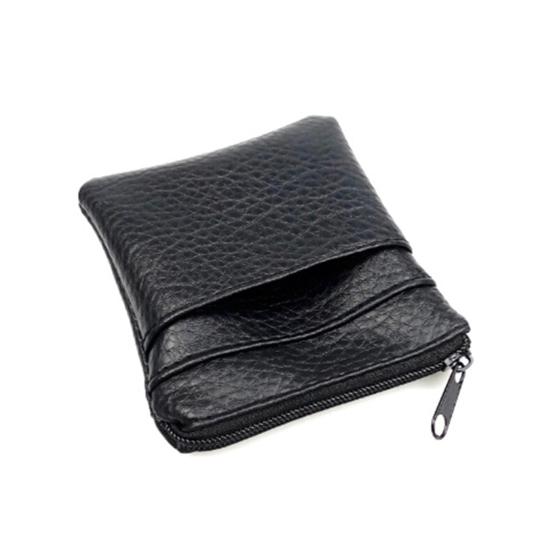 Pu Leather Cheap Coin Purse Women Men Small Mini Short Wallet Bags Change Little Key Credit Card Holder Business: Default Title