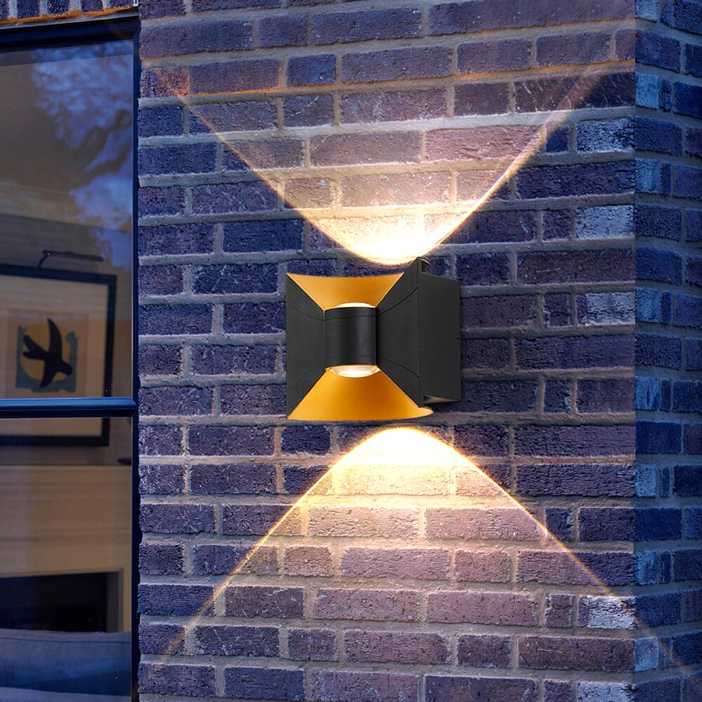 Moderne 6W/12W Led Outdoor Wandlampen Waterdichte IP65 Aluminium Home Verlichting Veranda Tuin Licht Woonkamer waterdichte Wandlamp