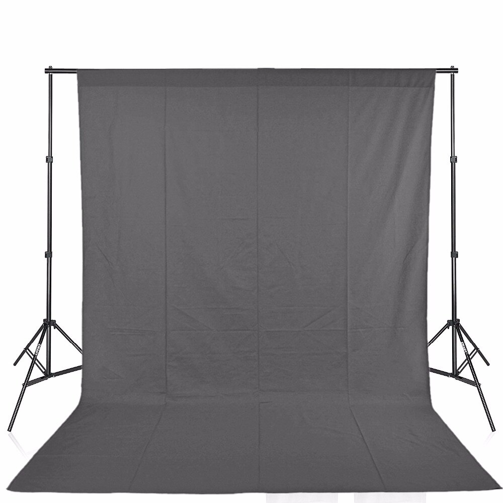 1.6X1/2/3/4M Green Screen Photo Background Photography Backdrops Backgrounds Studio Video Nonwoven Fabric Chroma key Backdrop: 200 x 160CM / Gray
