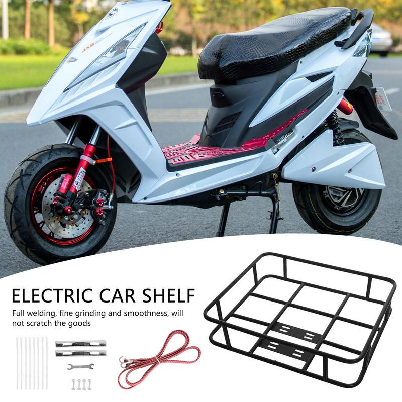 Cargo Rack Rear Adjustable Rear Bike Rack With Basket Bicycle Rear Frame And Basket Bike Front/Rear/Cargo Rack For Takeaway