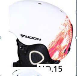 Snowboard capacete lua capacete de esqui com viros 2019 em-moldado esportes ao ar livre esqui skate equipamento para adulto skihelm a40: Default Title