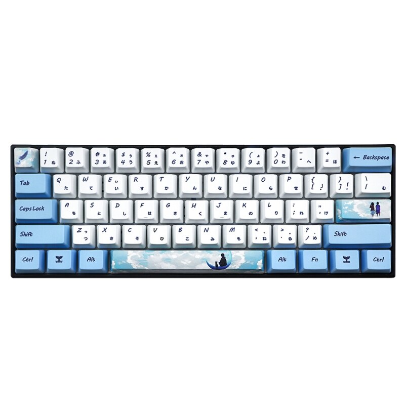 Dye Sublimation Keycaps - PBT OEM Profile - 73 Keys for GH60 GK61 GK64 Keyboards