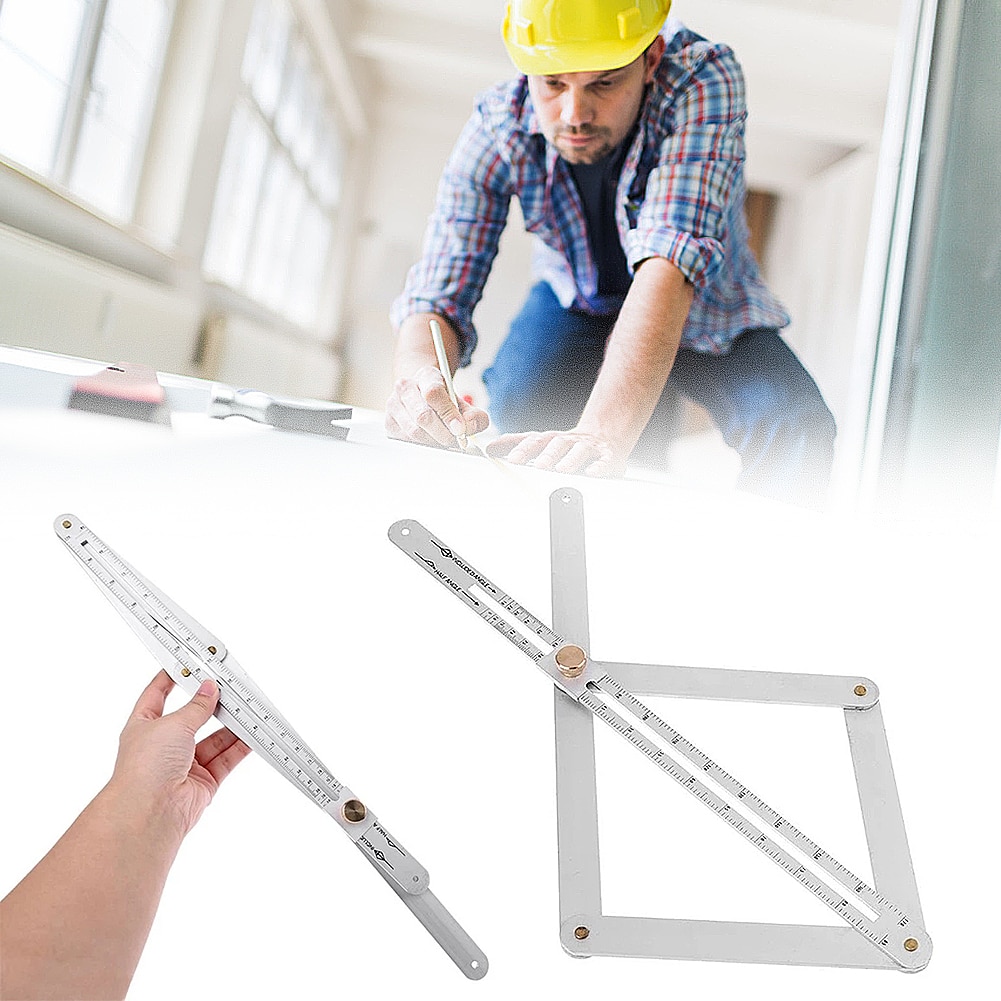 Bevel & Corner Protractor, for Multi Angle Measurement Tool for Woodworking Goniometer Square Ruler Digital Angle Meter