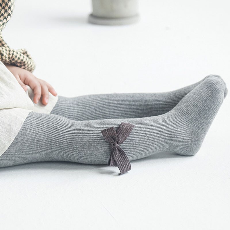 Schattige strikken zachte katoenen babymeisjes panty's effen kleur winter herfst meisjes panty's panty's peutermeisjes panty's kleding