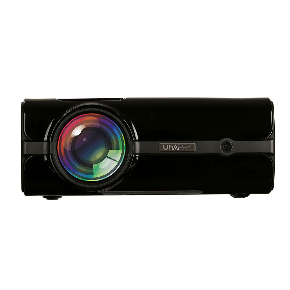 Uhappy U45 HD 1080P LED Projector Manual Focus Movie Business 3000 Lumens AV VGA USB SD HDMI Interface High Definition Video