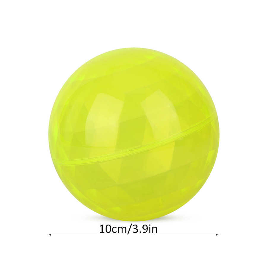 Plastic Transparent Green Sports Elastic Ball Basketball Children Exercise Toys