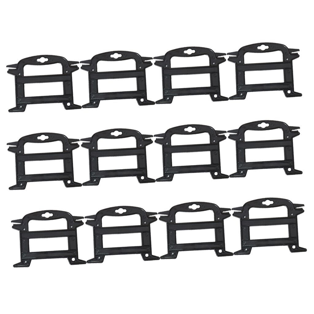 Set van 12 opwindtouwrollen, paracord organizer voor het opbergen van parachutekoord, draad en vislijn - voorkomt klitten en knopen