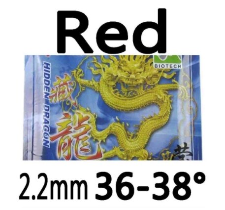 Original Palio hidden dragon drunken dragon emperor dragon wildish dragon table tennis rubber table tennis rackets racquet sprot: CL Red 2.2mm 36-38