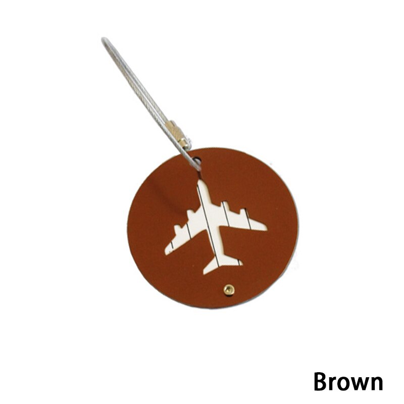 Accessoires de voyage pour bagages et sacs, classique, nouveauté à la , caoutchouc, en Aluminium, sangles d'étiquette, valise, étiquette de bagage, directe: 19