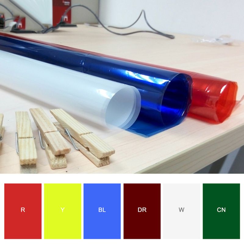 Filtro de papel fotográfico de geles de Color para iluminación de escenario, cabeza roja, luz estroboscópica, linterna de estudio de madera