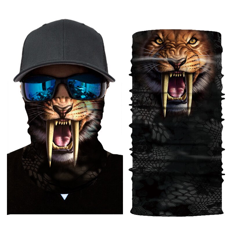 3D Dier Ski Fietsen Snowboard Sjaal Halswarmer Gezichtsmasker Balaclava Bandana Bike Masker: 8