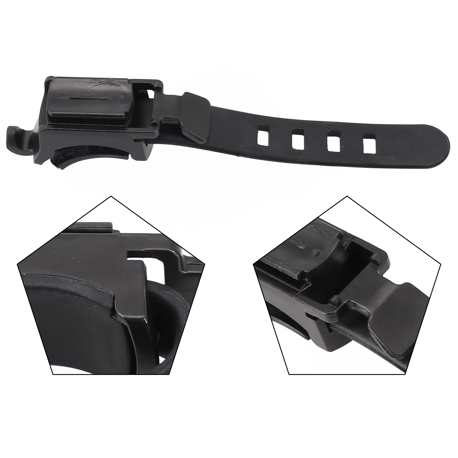 Bicycle Light Bracket Cycling Front Lamp Head Light Holder Light Clip Refreshing ABS road mountain Bike Accessories Adaptor part: WHITE