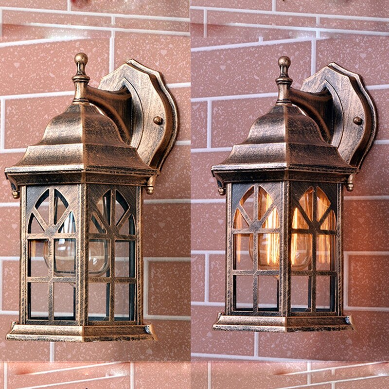 ledet utebelysning vegglys utelys med ledet balkonglys aluminium  e27 lampe