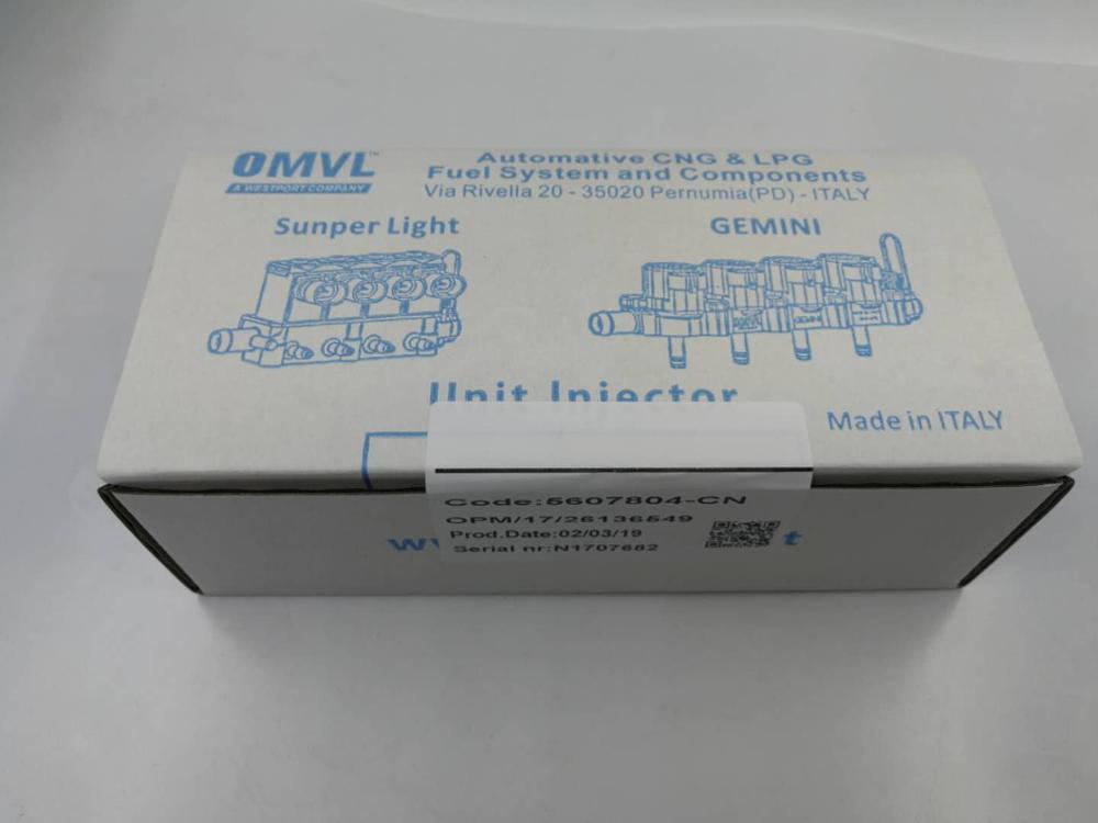 Rail d&#39;injecteur OMVL REG 4CYL 2oum gnc gpl