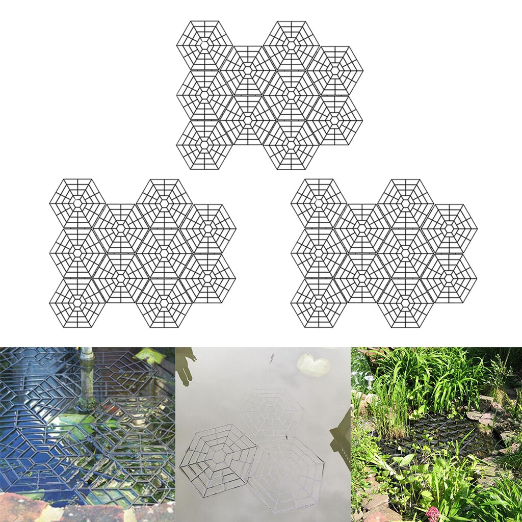 30 stuks vijverbeschermers drijvende bescherming tegen lichtgewicht plastic net