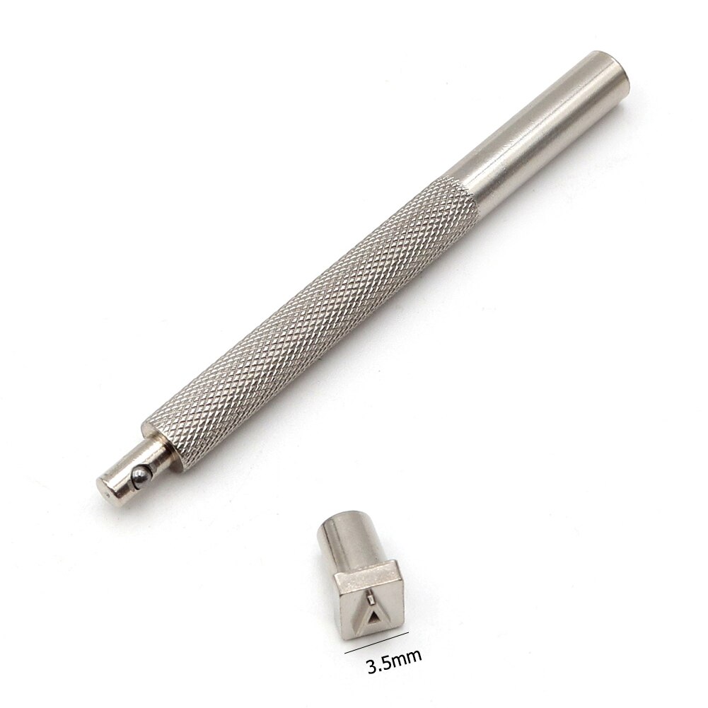 Stamping Solid Metal Printinting Tool 1 Set Seals Mold Handmade Leather Printing Punch Tools for DIY Leather Carving
