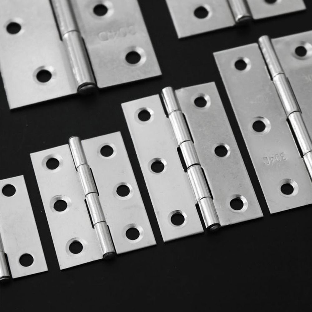 1Pcs Window Accessories Door Hinges 1/1.5/2/2.5/3 Inch 201 Stainless Steel Cross Hinge Folding Aluminum Core Furniture Hardware