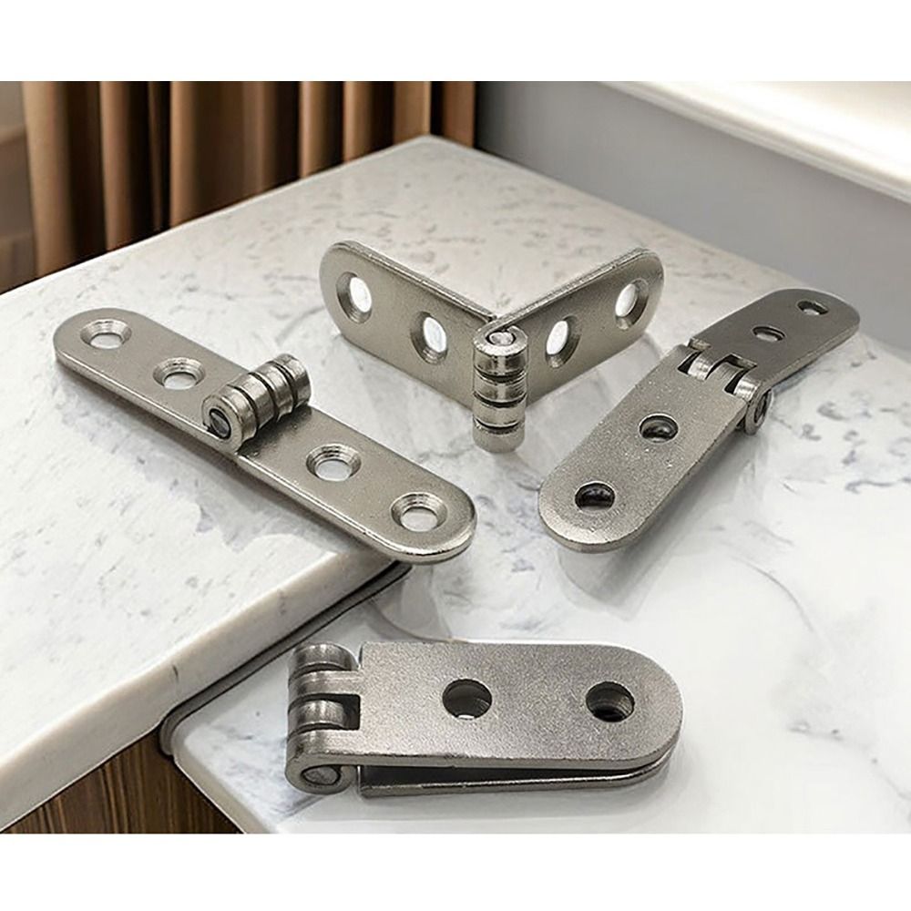 8 stuks 270 graden opvouwbare scharnieren metalen kastdeur scharnieren duurzame klep schroefscharnieren meubelbeslag (exclusief schroeven)