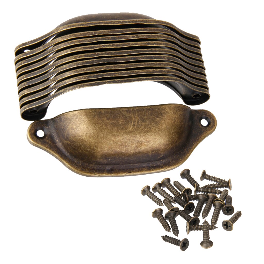 Kast Knoppen Antieke Kast Kast Cup Meubels Dressoir Shell Handgrepen Knoppen En Kabinet Pulls Handvatten Voor Meubels