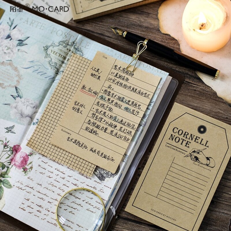 Agenda mensual Retro DIY de 50 Uds., Agenda de escritorio, , suministros para escuela y oficina de