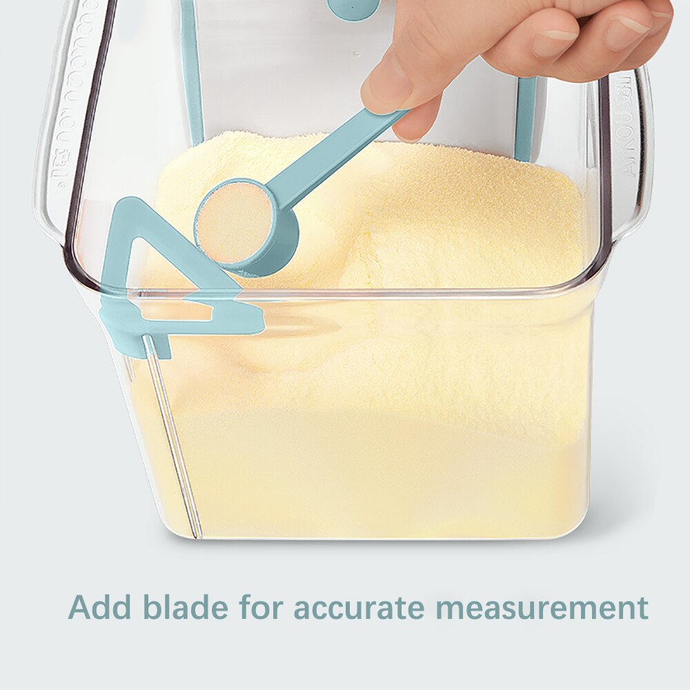 Bærbar baby melkepulver container låve matte oppbevaringsboks ingen bpa spedbarn fôringe matte oppbevaringsboks med skje til nyfødt