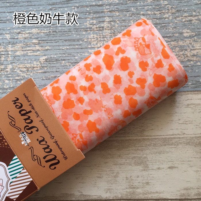 50pcs/lot Stencil Food Grade Nougat Wrapping Paper Burger Baking Handmade Soap Oilproof Paper