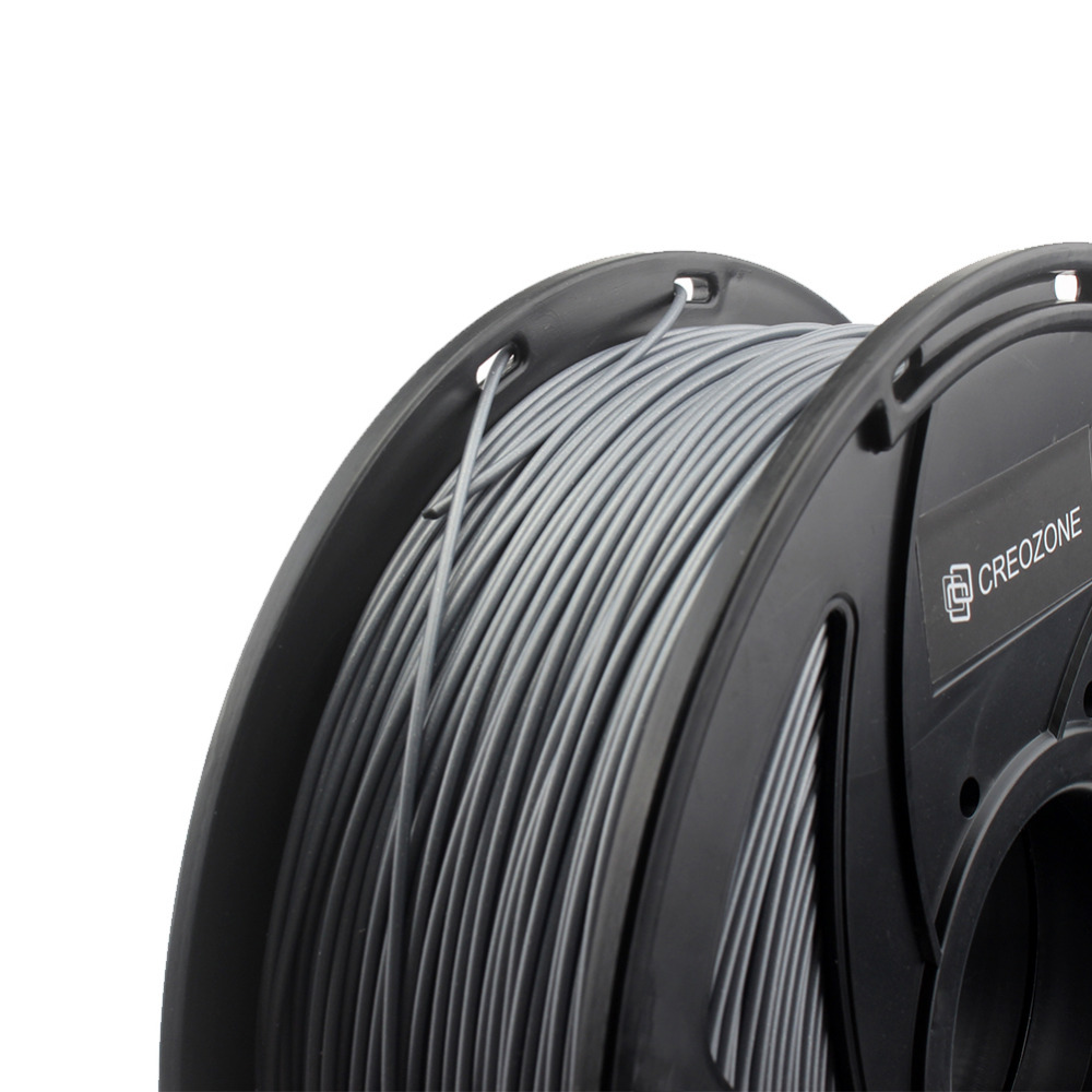 CREOZONE Premium 3D Printer Filament Metal Series Aluminum PLA Filament 1.75mm 1kg Spool for Prusa i3 RagRap