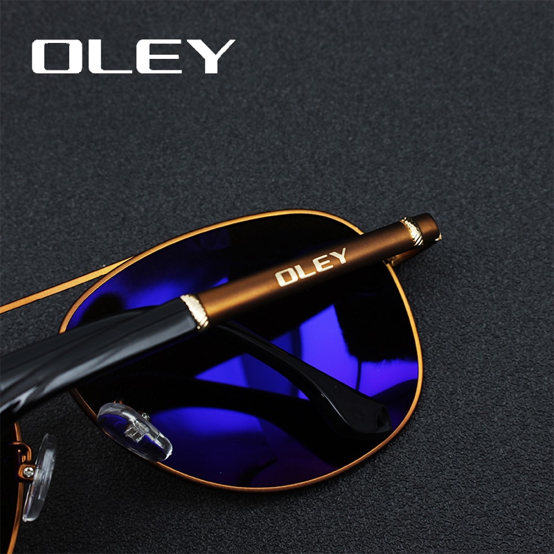 OLEY Luxus sonnenbrille männer polarisierte Klassische pilot sonnenbrille angeln Zubehör schutzbrillen gafas de sol zonnebril mannen