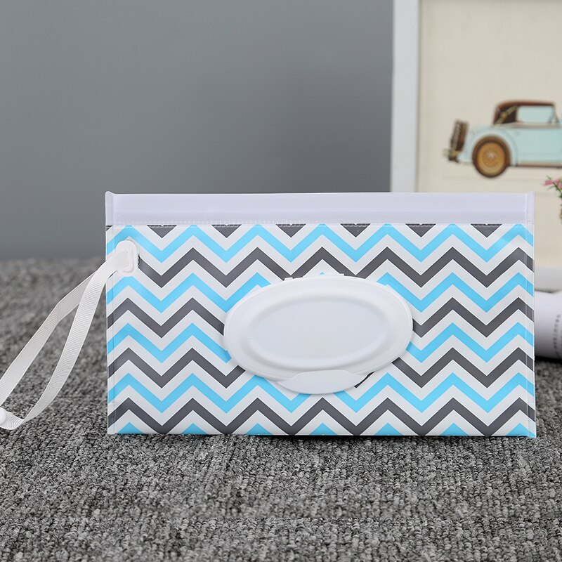 Återanvändbara eva våtservetter låda våtservetter låda rengöring baby våtservetter snap wipes behållare bärväska tryck mjukpapper väskor miljövänliga: J