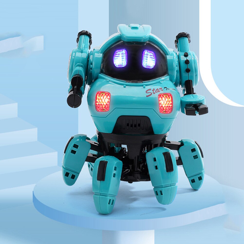 Children Electric Robot Plastic Robot Plaything Funny Dancing Robot