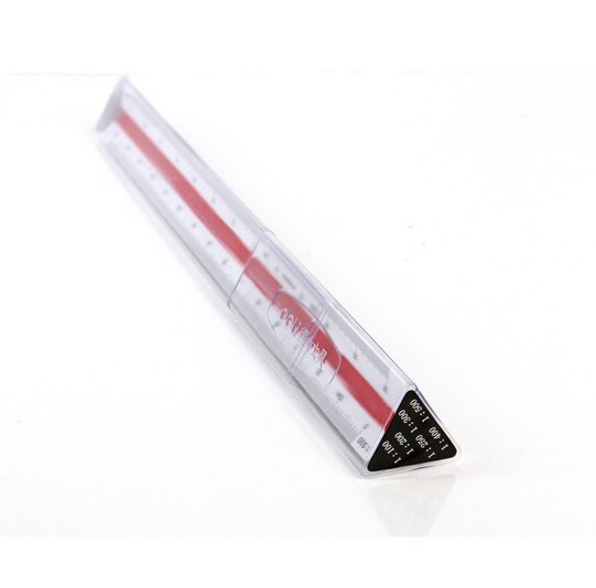 Hotsale Plastic Triangula Scale Ruler (1:100_1:500) 30cm designers office achitect school student Engineering drawing DM005