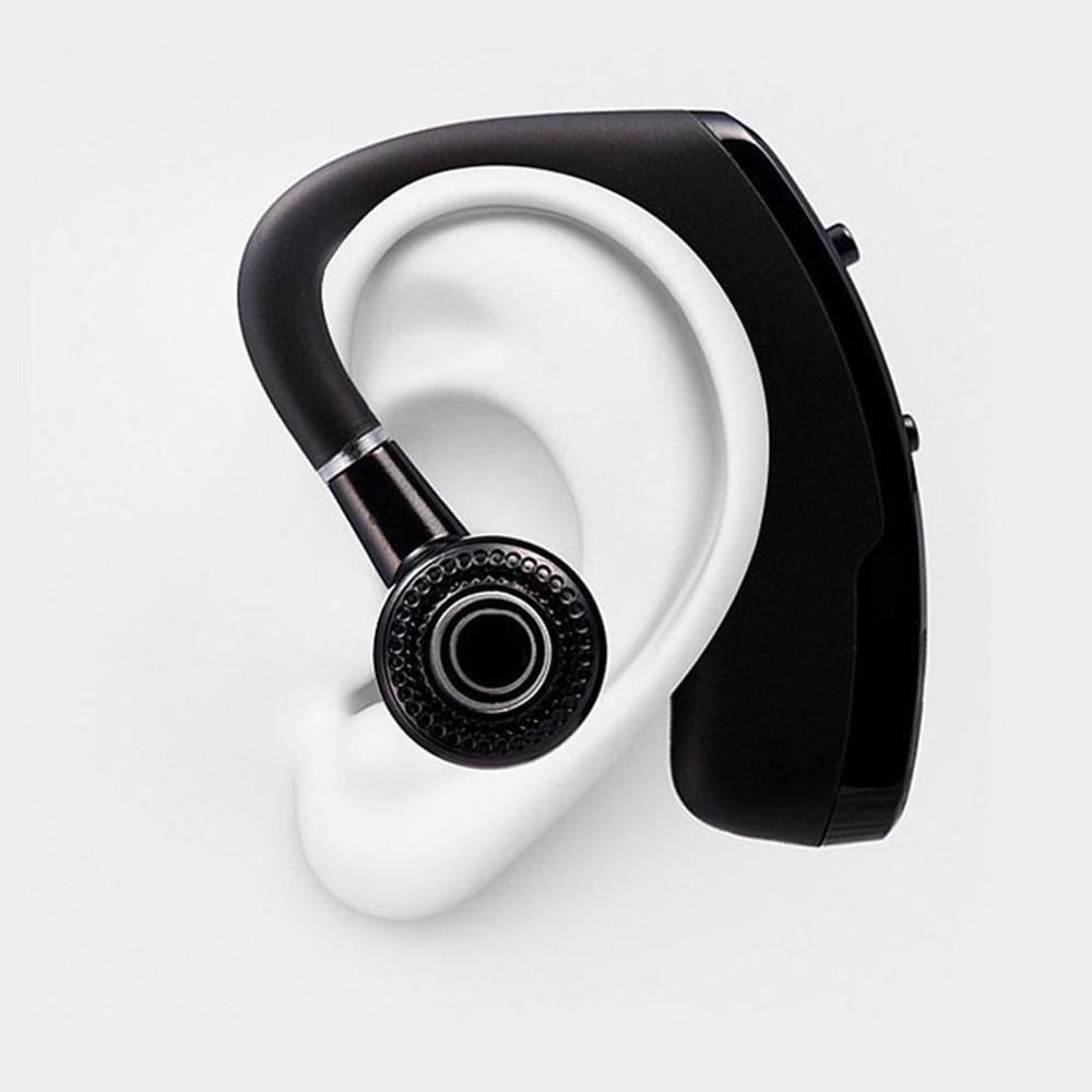 V9 csr håndfri trådløse bluetooth-øretelefoner hovedtelefoner støjreducerende forretningsheadset med mikrofon sportsurikularer til xiaomi