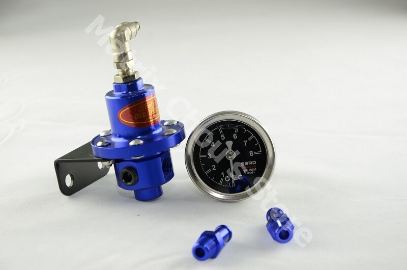 VSRacing SARD Fuel Pressure Regulator Fuel Regulator With Fuel Pressure Press Gauge