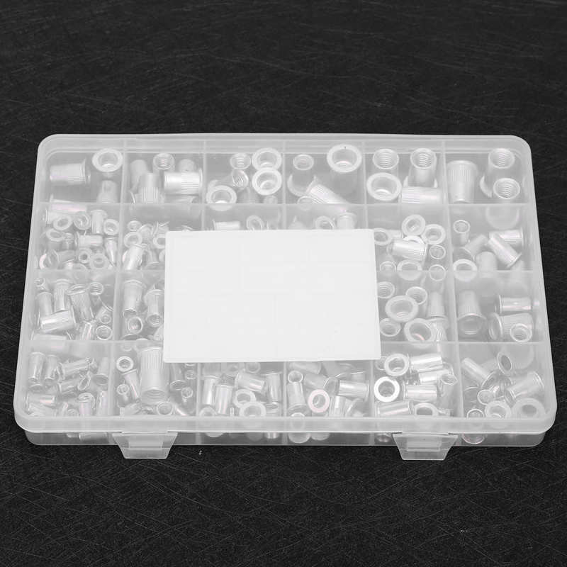 Schroefdraadbussen metrische schroefdraadbussen / doos aluminium klinkmoer 6 - 32/ 8 - 32/ 10 - 24/ 10 - 2 - 32/ 1/4 - 20/ m3/ m4/