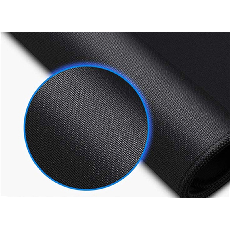 FFFAS Grote Full Size Zwarte Muismat Mat Game Gamer Gaming Mousepad voor Compute Laptop Bureau Tafel Toetsenbord 60cm 80cm 90cm 120cm