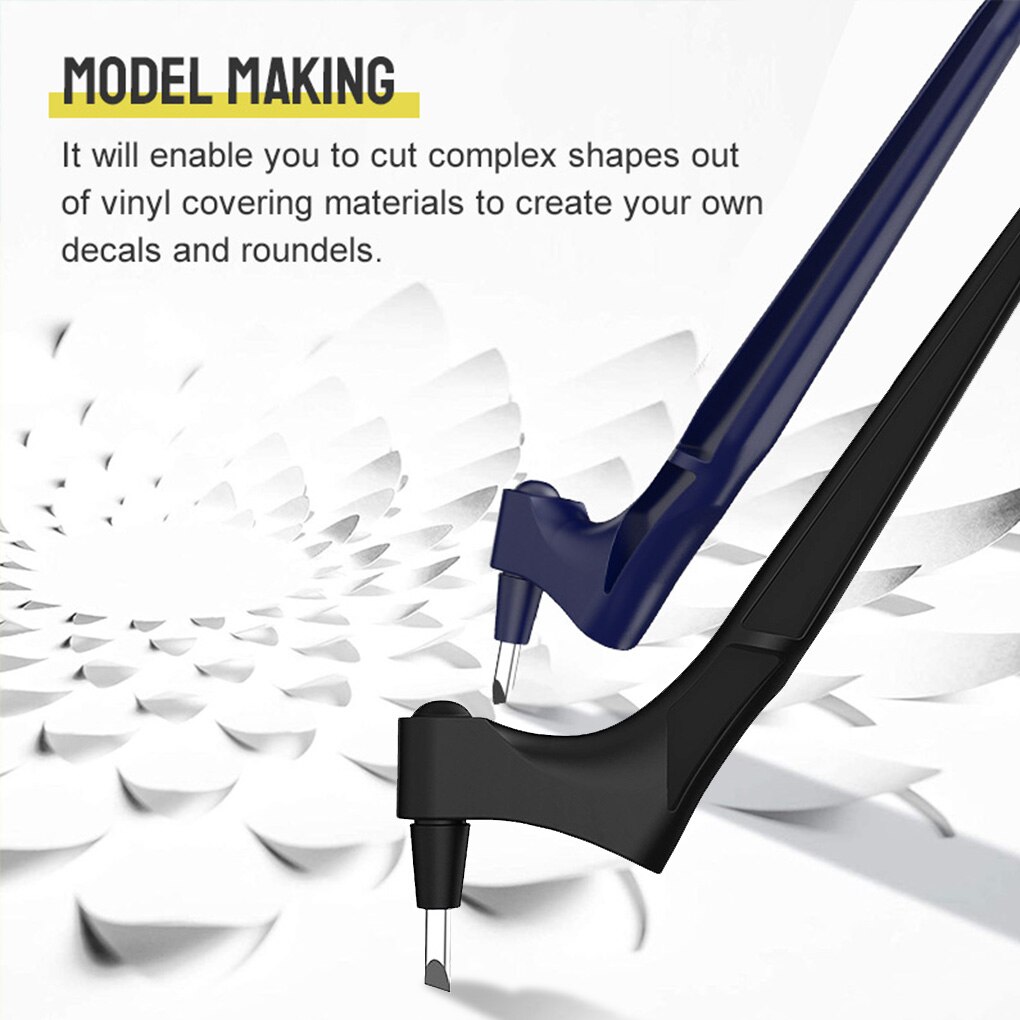 360°Rotating Carving Knife Leather Cutting Tool DIY Art Pen Stainless Steel Plastic Leathercraft Sculpture Engraving PaperCutter