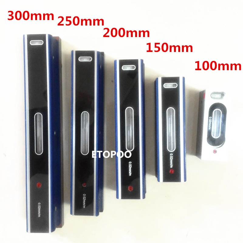 High precision 0.02mm 100/150/200/250/300mm Mechanical bar level instrument bar level meter Industrial measuring tool