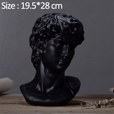 Estatua de personaje griego europeo, escultura de carácter de resina creativa, decoración de escritorio para habitación, decoración para el hogar, accesorios de decoración: 2
