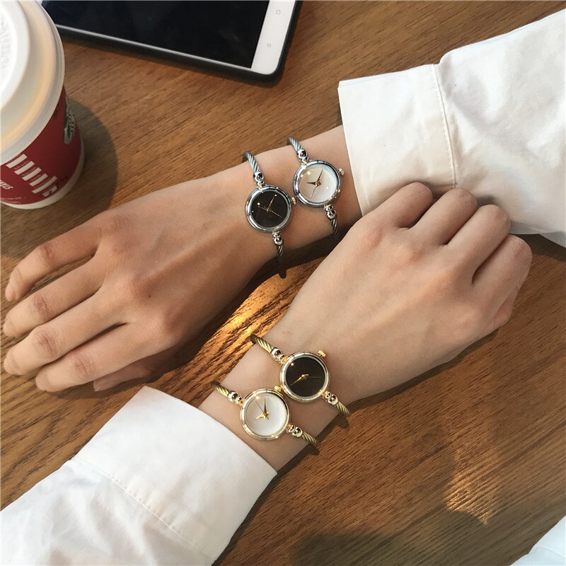 women's bracelet watches minimalist stylish bangle strap women quartz watch BGG brand simple gold female clock