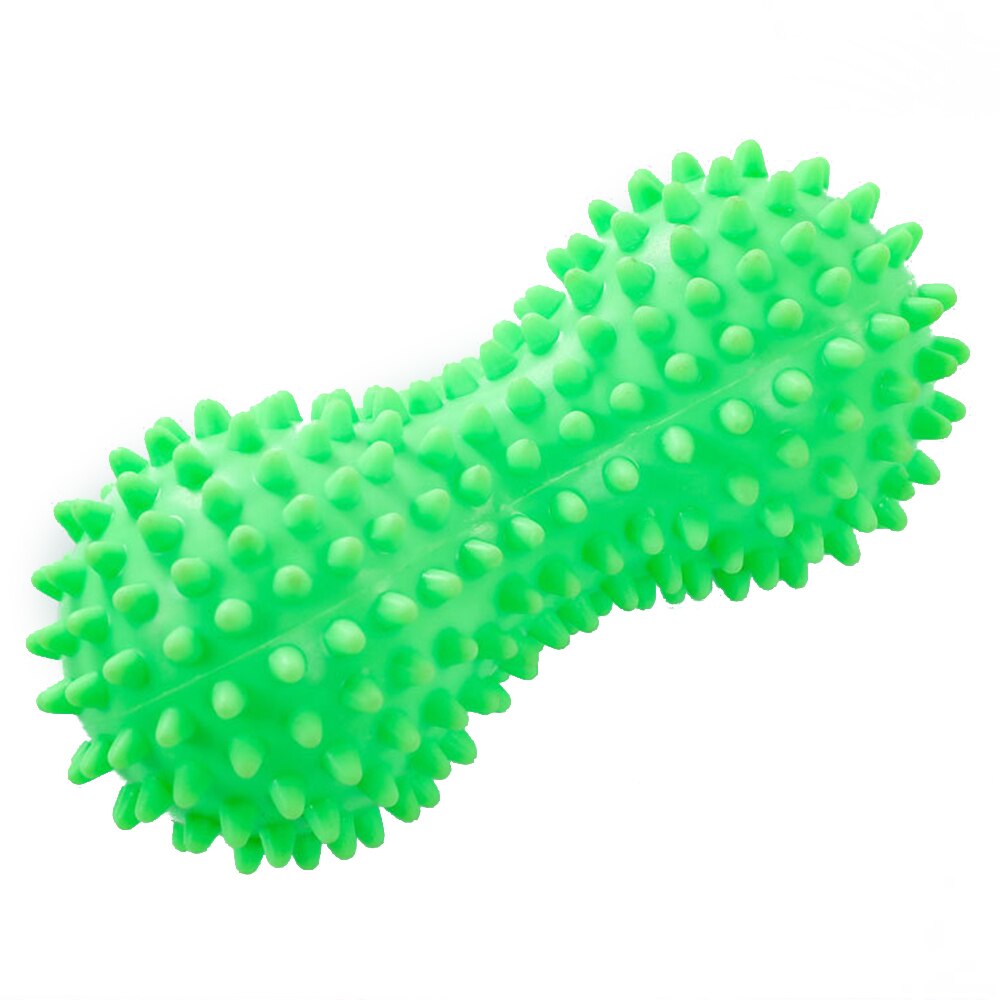 Peanut Massage Ball Spiky Trigger Point Relief Muscle Pain Stress Sensory Ball Therapy Health Care Gym Muscle Relex Apparatus: green