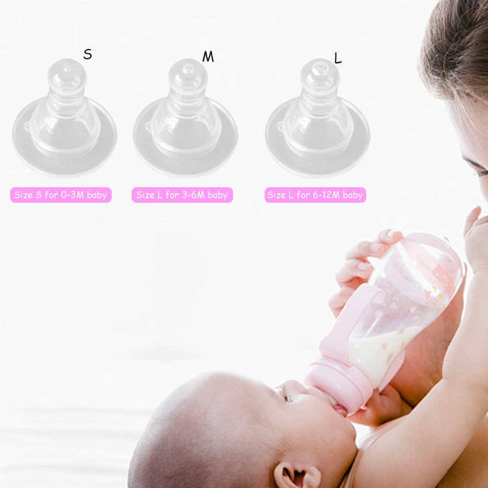 1Pcs Baby Borstvoeding Tepel Kids Siliconen Breed Kaliber Voor Verschillende Melkfles Fopspeen Kinderen Puur Massief Tepel