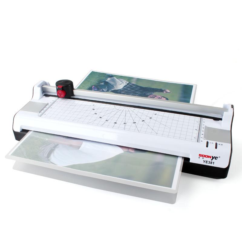 A3 Photo Paper and Cold Thermal Laminator Machine Quick Warm-up Fast Laminating Speed with EU Plug Multifunctional functions
