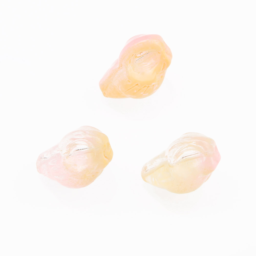 30 Uds. Cuentas de concha de cristal para hacer joyas, pulsera, suministros para colgantes, accesorios para manualidades y manualidades hechos a mano, 10x16mm: Gris