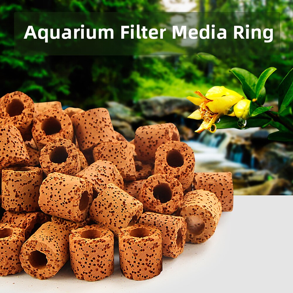 Til akvarie akvarium filter 20 stk/parti 16mm akvarie filter bio bolde bærbare akvarie filter media ring bio ring
