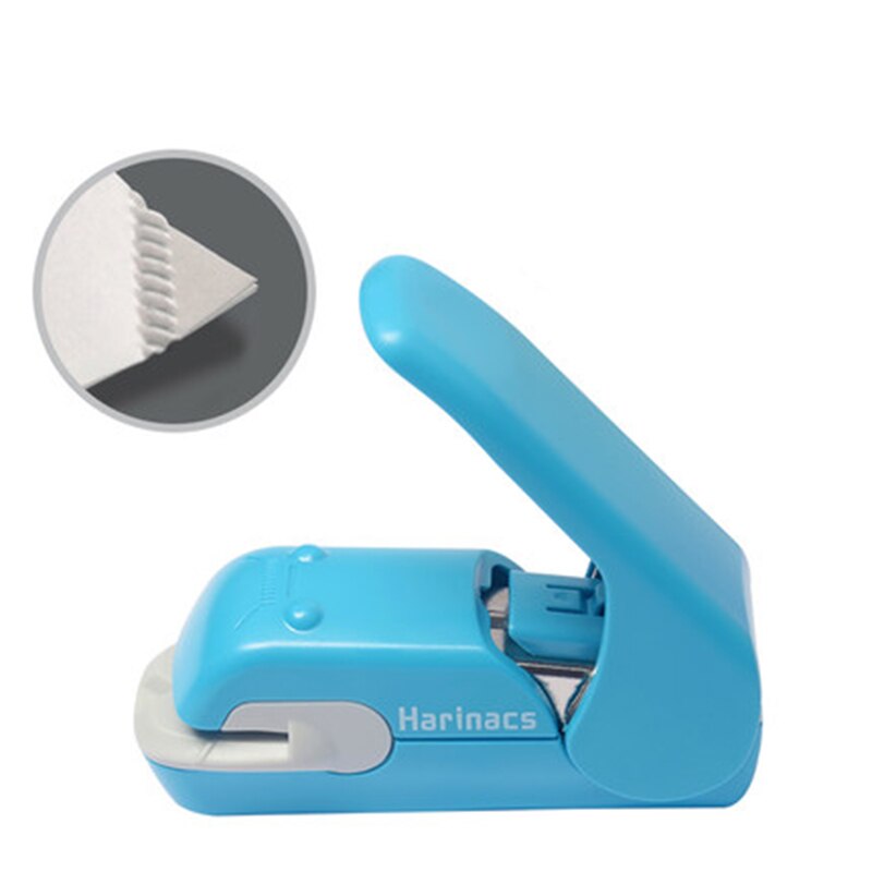 KOKUYO Staple-Free Stapler Harinacs Press SLN-MSH/MPH Embossing Needleless Safe And for Office, Student: MPH105 blue