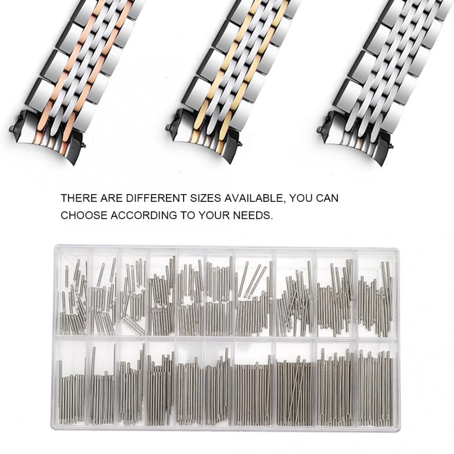 Ur reparation værktøj 1mm ur bånd fjederstænger metal rem link stifter ur reparation tilbehør værktøj værktøj til urmager