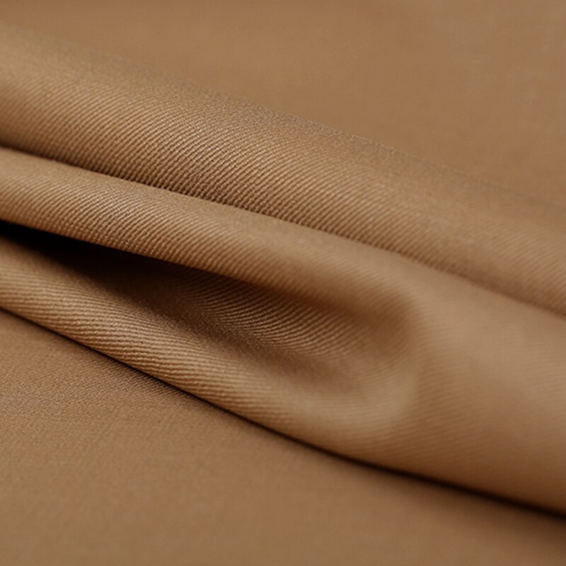 19 høst 154cm bredde ull silke merke stoff til kvinner kjole ren farge klut gjør-det-selv sying