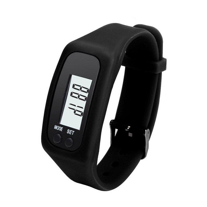 1PC Digital LCD Run Step Watch Fitness Bracelet Pedometer Calorie Counter Speed Distance Tracker For Outdoor Sport Equipment