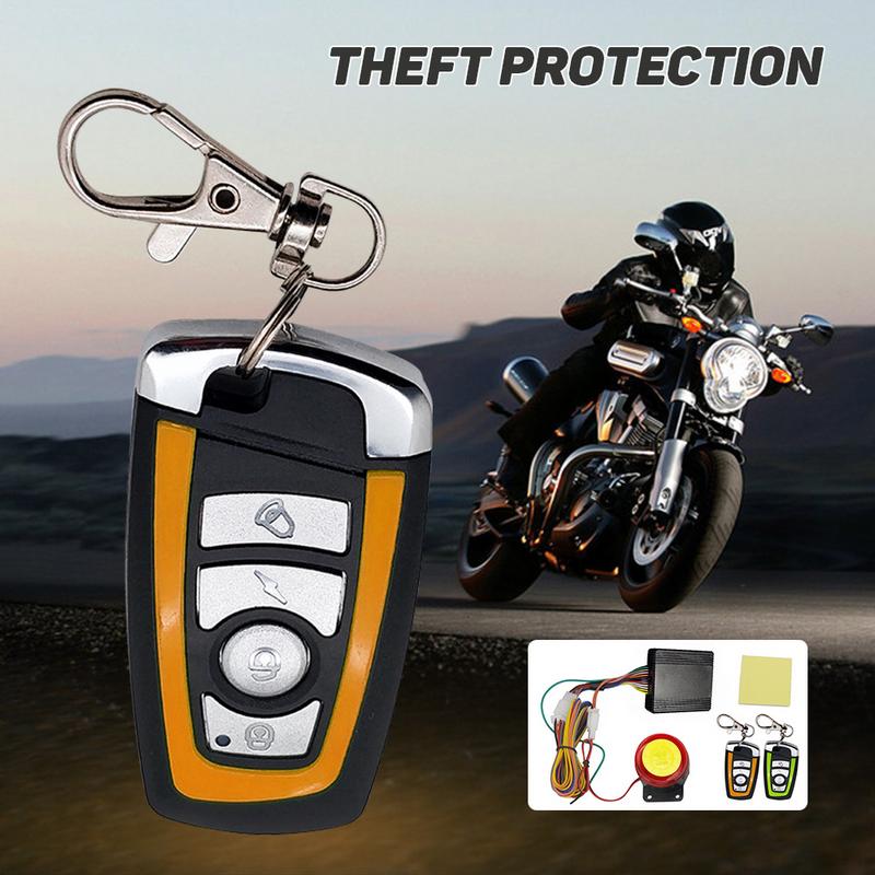 12V Motorrad Alarm System Anti-Diebstahl Sicherheit Alarm Schutz Fernbedienung 150M Universal--Roller Zerhacker Motor- Fahrrad